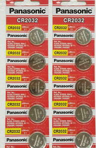 10x Panasonic Lithium Battery 3V Coin Cell Exp. 2030 - Etyn Online {{ product_tag }}