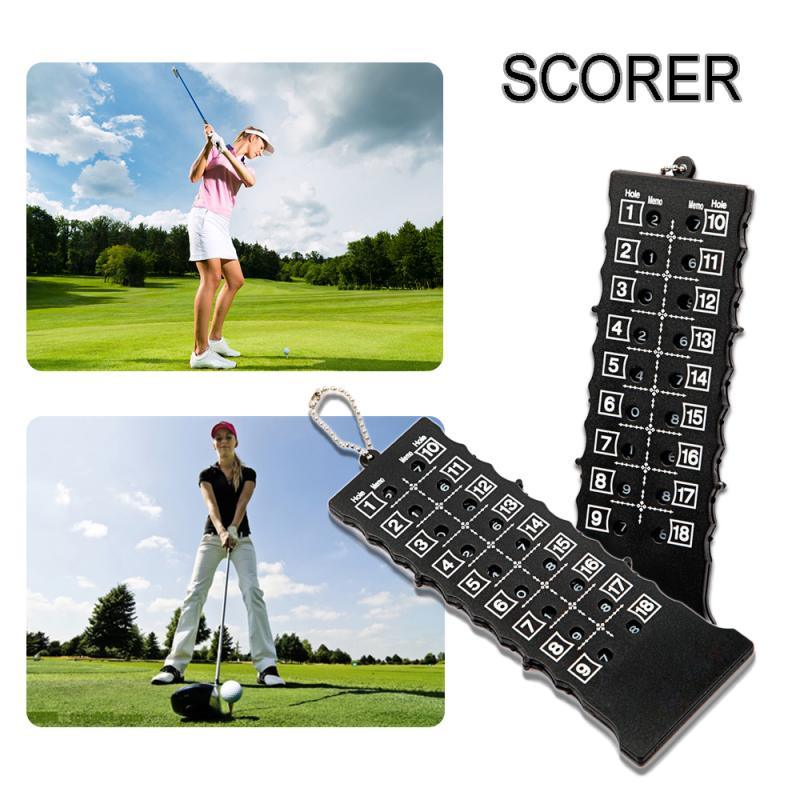 18 Holes Golf Stroke Putt Score Card Score Counter With Key Chain Black - Etyn Online {{ product_tag }}