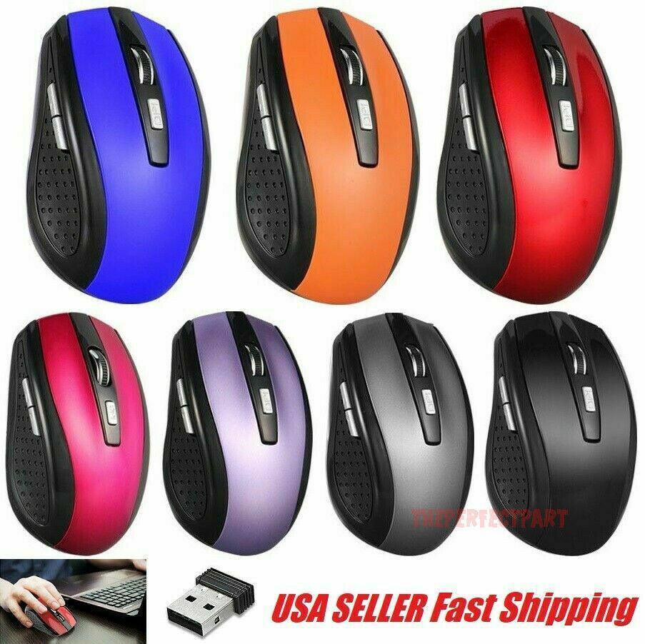 2.4GHz Wireless Optical Mouse Mice & USB Receiver For PC Laptop Computer DPI USA - Etyn Online {{ product_tag }}