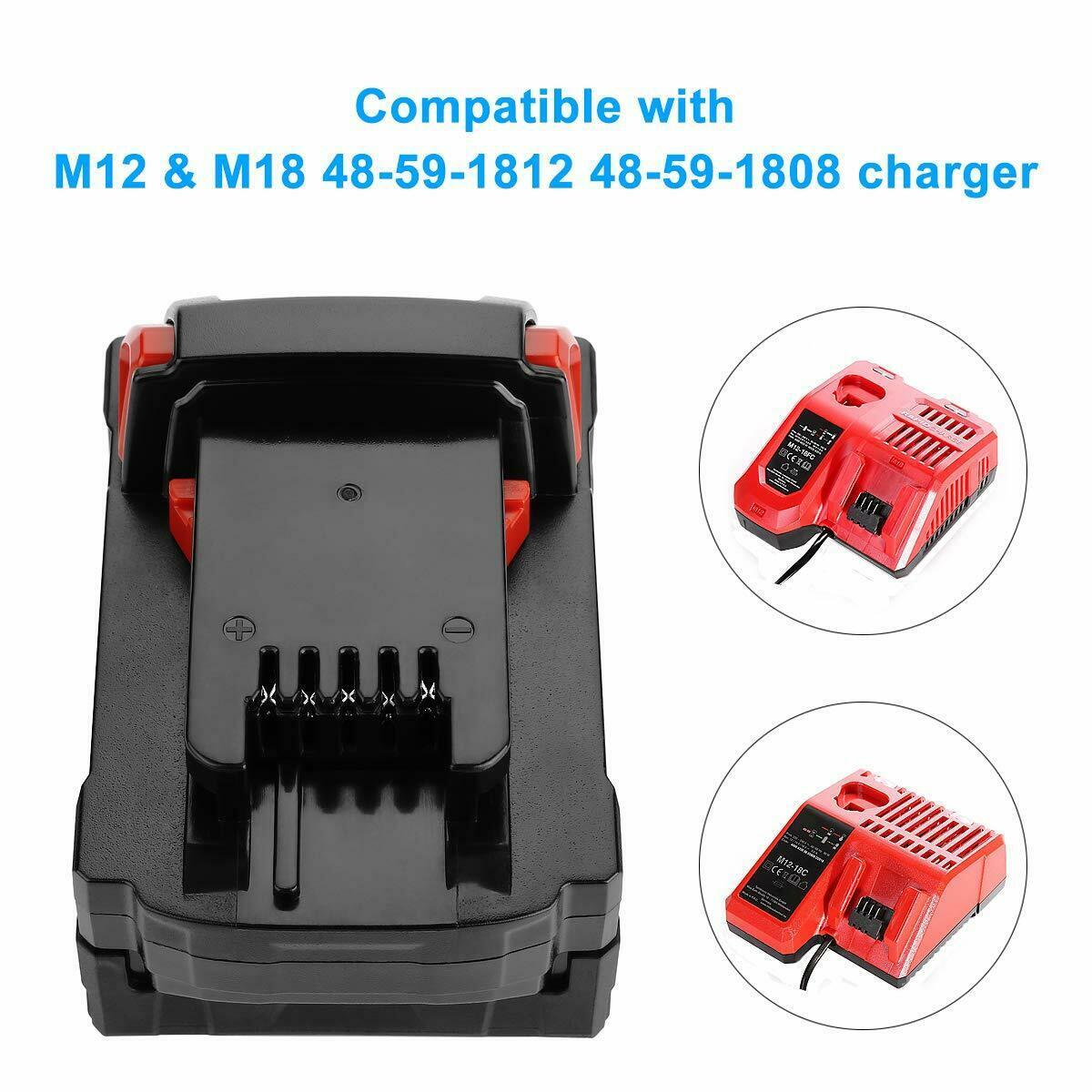 2 Pack For Milwaukee M18 Lithium XC 5.0 AH Capacity Battery - Etyn Online {{ product_tag }}