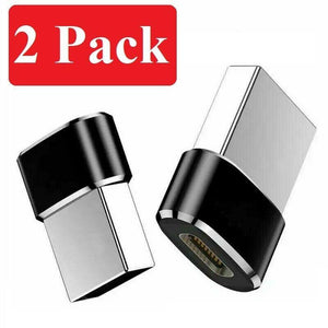 2 PACK USB C 3.1 Type C Female to USB 3.0 Type A Male Port Converter Adapter BLK - Etyn Online {{ product_tag }}