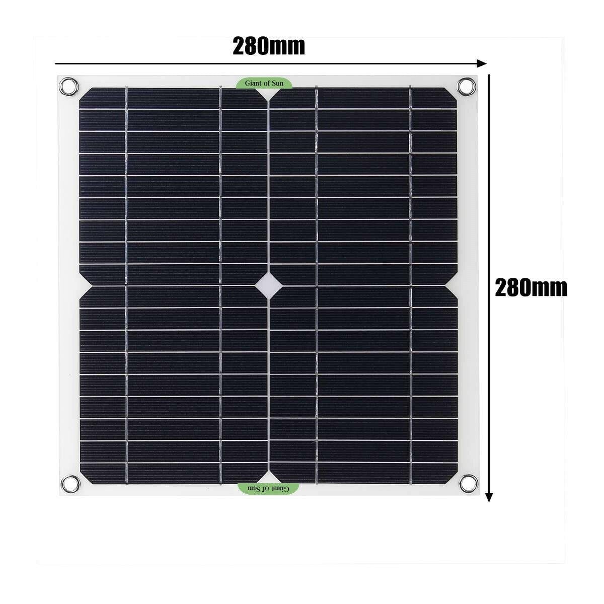 200W Solar Panel Kit 100A 12V battery Charger Controller Caravan Boat Outdoor US - Etyn Online {{ product_tag }}