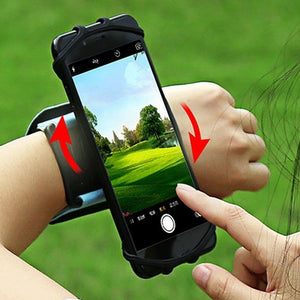 Wrist Phone Band Forearm Wristband Holder 180 Degree Rotatable - Etyn Online {{ product_tag }}