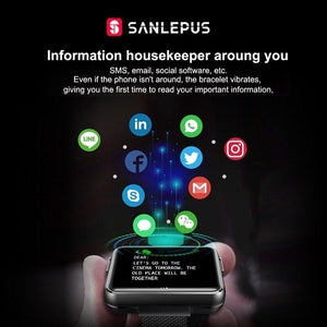 NEW SANLEPUS Smart Watch Men Women Smartwatch With Wireless Headphones Bluetooth Headphones Earbuds Sport Fitness Bracelet - Etyn Online {{ product_tag }}