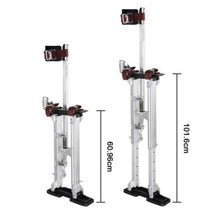 24-40 Inch Aluminum Stilt Drywall Painting Stilts For Painter Taping Tool Silver - Etyn Online {{ product_tag }}