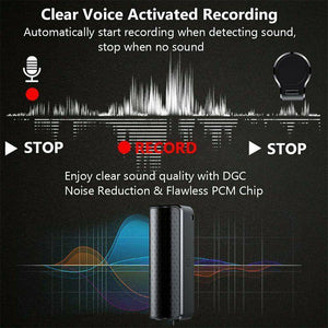 MP3 Magnetic Recording Device Hidden Voice Activated Mini Audio Recorder - Etyn Online {{ product_tag }}