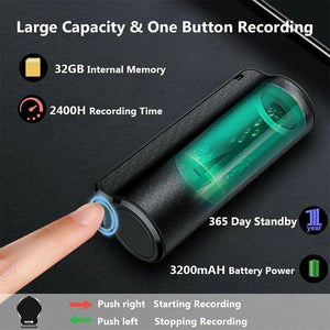 MP3 Magnetic Recording Device Hidden Voice Activated Mini Audio Recorder - Etyn Online {{ product_tag }}