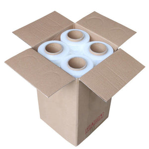 4 Rolls Hand Stretch Plastic Film Shrink Pallet Wrap 18" X 1500 FT Heavy Duty - Etyn Online {{ product_tag }}