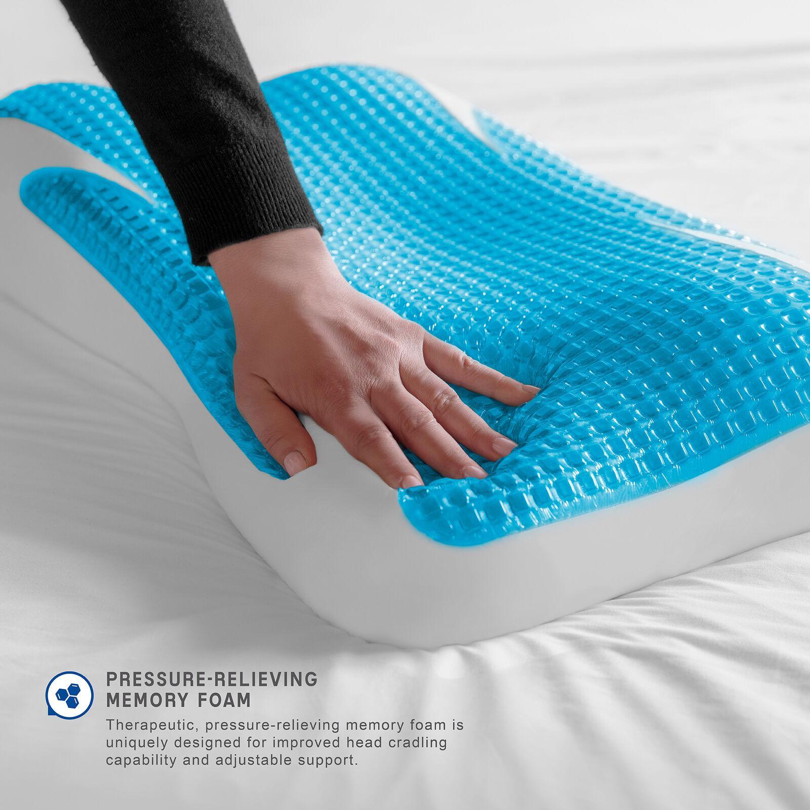 SensorPEDIC GelMAX Luxury Cooling Memory Foam Bed Pillow - Etyn Online {{ product_tag }}