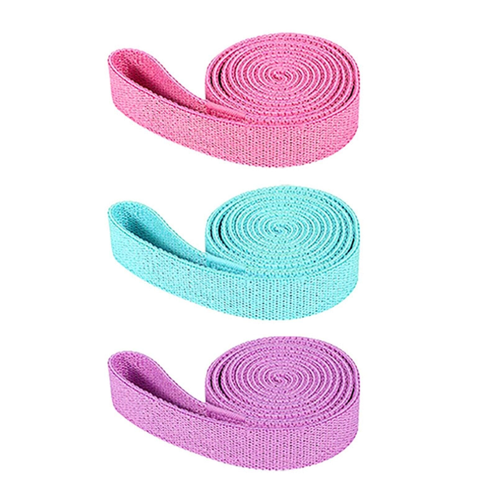 Polyester Cotton Dance Stretch Body Yoga Rally Band Pilates Equipment 3pcs - Etyn Online {{ product_tag }}