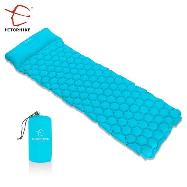 Hitorhike Inflatable Sleeping Pad Camping Mat With Pillow Air Mattress Cushion Sleeping Bag - Etyn Online {{ product_tag }}