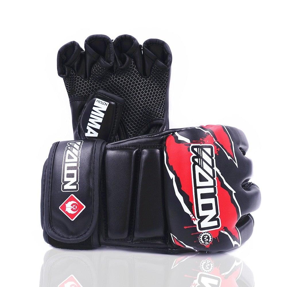 MMA Boxing Gloves Sanda Muay Thai Kick Boxing Mitts Breathable PU Mateial Sparring Grappling Fight Punch Mitts Boxing Equipment - Etyn Online {{ product_tag }}