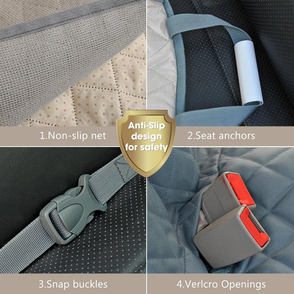 Waterproof Back Seat Cushion Dog Car Seat Cover View Rear Back Seat Mesh Protector Pet Car Carrier - Etyn Online {{ product_tag }}