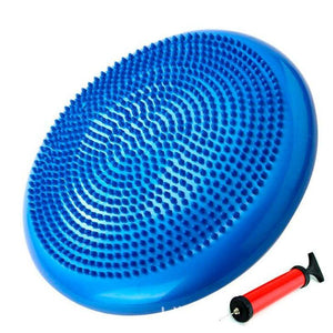 PVC Inflatable Yoga Massage Ball Training Cushion Massage Mat Ball Dish - Etyn Online {{ product_tag }}