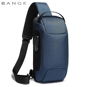 BANGE New Waterproof Anti-thief Unisex Crossbody Bag Male Travel Pack - Etyn Online {{ product_tag }}