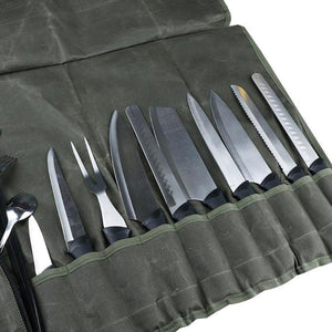 Portable Kitchen Cooking Chef Knife Bag Roll Carry Case - Etyn Online {{ product_tag }}
