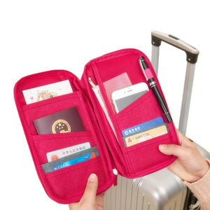 Fashion Multi-Pocket Women Travel Organizer Passport Holder - Etyn Online {{ product_tag }}