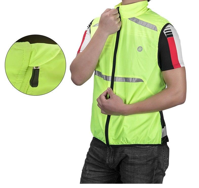 ROCKBROS Cycling Jacket Sleeveless Bicycle Reflective Outdoor Vest - Etyn Online {{ product_tag }}