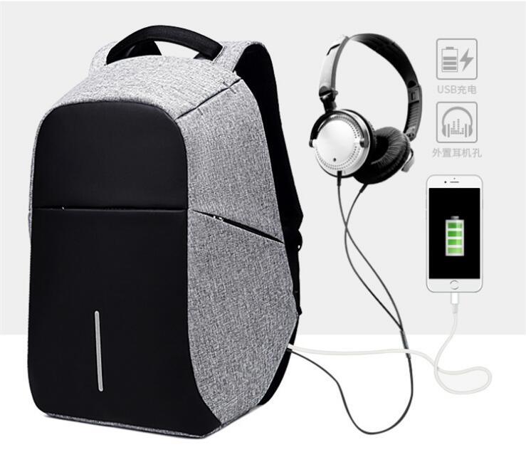 Men Anti theft Backpack USB Charging 15.6 Laptop Backpack Multifunction Waterproof Travel Backpack School bag - Etyn Online {{ product_tag }}