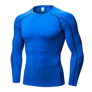 Men's Quick Dry Breathable Sport Long Sleeve Gym Fitness T Shirt - Etyn Online {{ product_tag }}