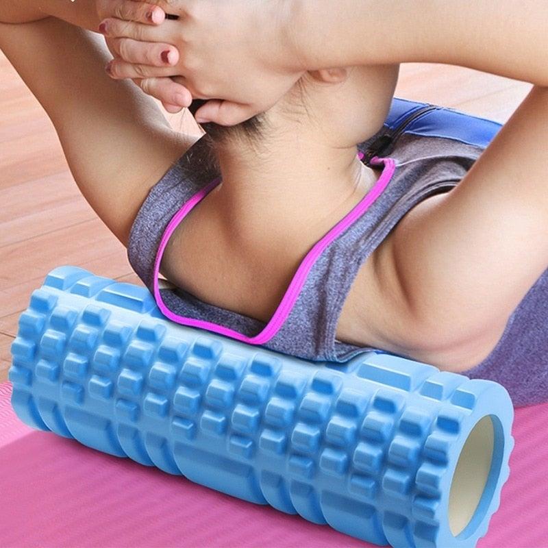 Yoga Column Gym Fitness Foam Roller. Great for Pilates, Yoga Exercises, Back Muscle with a Massage Roller - Etyn Online {{ product_tag }}