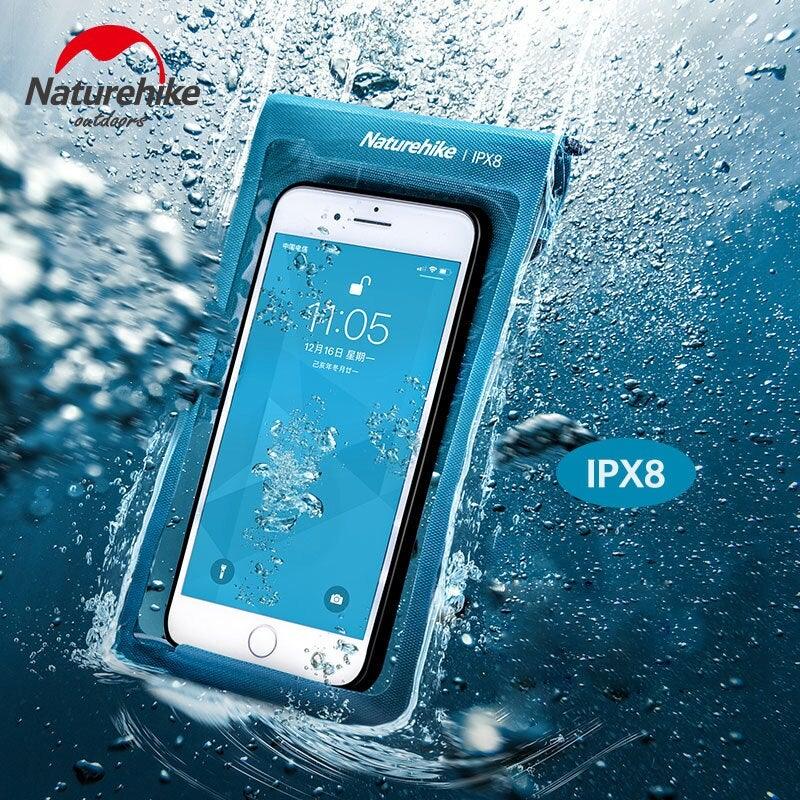 Naturehike IPX8 Mobile Phone Waterproof Bag Diving Phone Case For Under 7 Inches - Etyn Online {{ product_tag }}