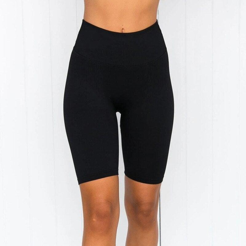 Women Seamless Shorts High Waisted Sports Pants - Etyn Online {{ product_tag }}