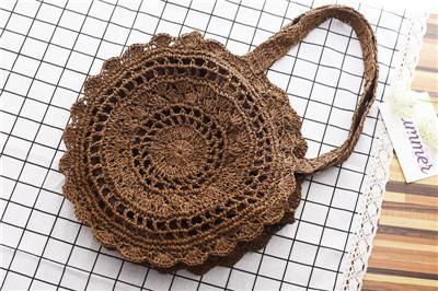 Bohemian Straw Bags Vintage Rattan Bag Handmade Knitted Travel Bags - Etyn Online {{ product_tag }}