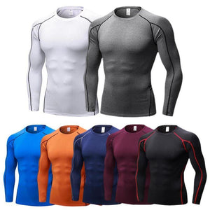 Men's Quick Dry Breathable Sport Long Sleeve Gym Fitness T Shirt - Etyn Online {{ product_tag }}