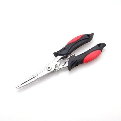 New 2020 18cm Fishing Pliers Multifunction Scissors Convenient Stainless Steel Fishing Scissors Pliers Line Cutter Lure Bait - Etyn Online {{ product_tag }}
