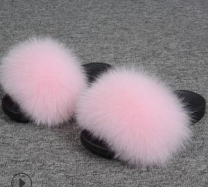 Faux Fur Slippers Women - Etyn Online {{ product_tag }}