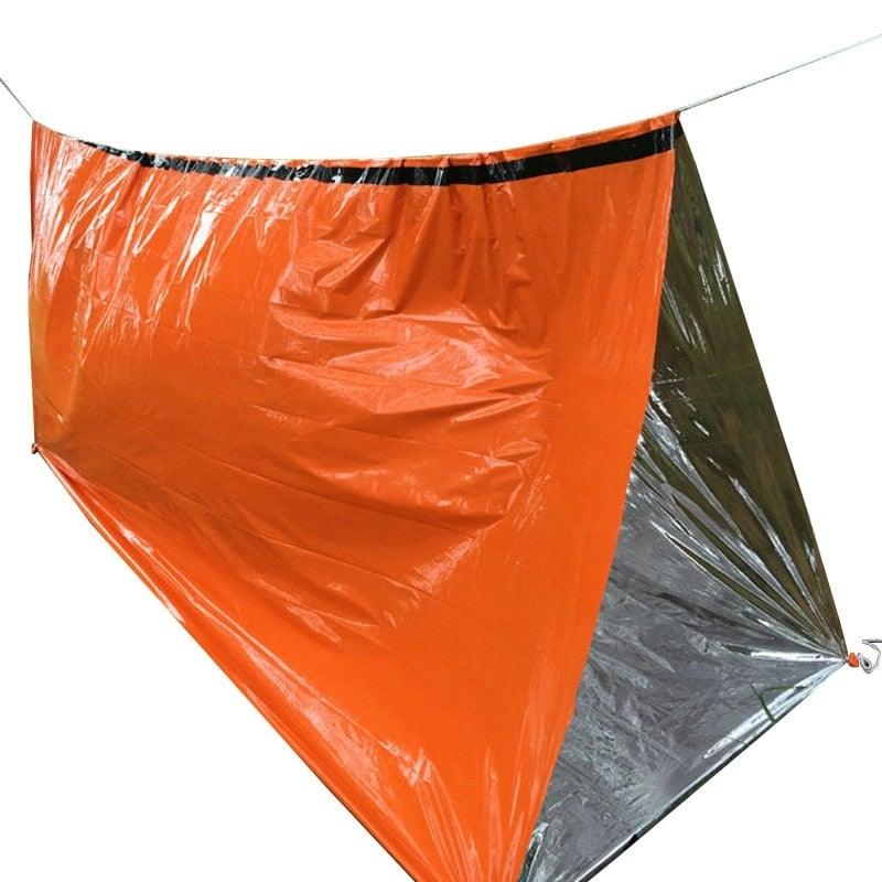 Emergency Sleeping Bag Emergency First Aid Sleeping Bag PE Aluminum Film Tent For Outdoor Camping and Hiking Sun Protection - Etyn Online {{ product_tag }}