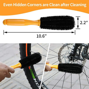 8 PCS Bike Chain Cleaner Bicycle Brush Maintenance Tool - Etyn Online {{ product_tag }}