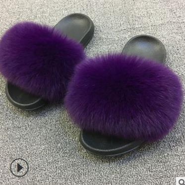 Faux Fur Slippers Women - Etyn Online {{ product_tag }}