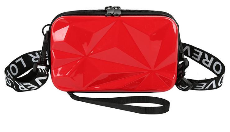 Small Women's Messenger Hard Shell Box Small Square Bag - Etyn Online {{ product_tag }}
