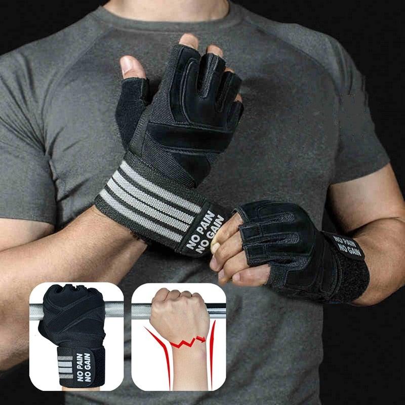 Weightlifting Gloves with Wrist Support for Heavy Exercise - Etyn Online {{ product_tag }}