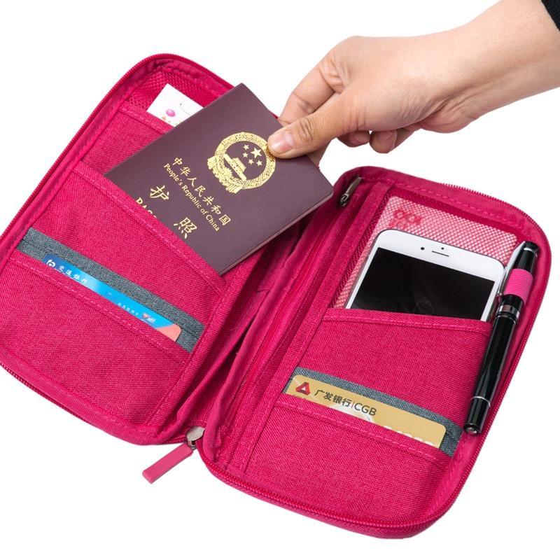 Fashion Multi-Pocket Women Travel Organizer Passport Holder - Etyn Online {{ product_tag }}