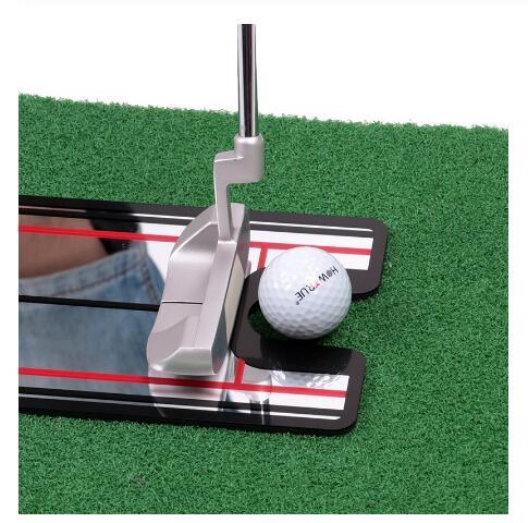 Golf Swing Straight Practice Golf Putting Mirror Alignment Training Aid 32 x 14.5cm - Etyn Online {{ product_tag }}