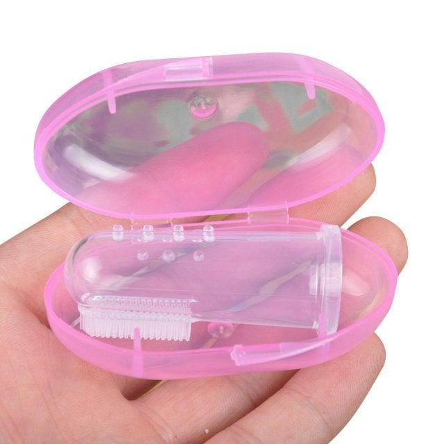 Cute Baby Finger Toothbrush With Box - Etyn Online {{ product_tag }}