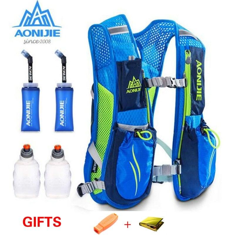 AONIJIE Running Marathon Hydration Nylon 5.5L Outdoor Running Bags Hiking Backpack Vest Marathon Cycling Backpack - Etyn Online {{ product_tag }}