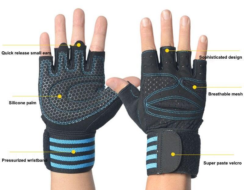 Weightlifting Gloves with Wrist Support for Heavy Exercise - Etyn Online {{ product_tag }}
