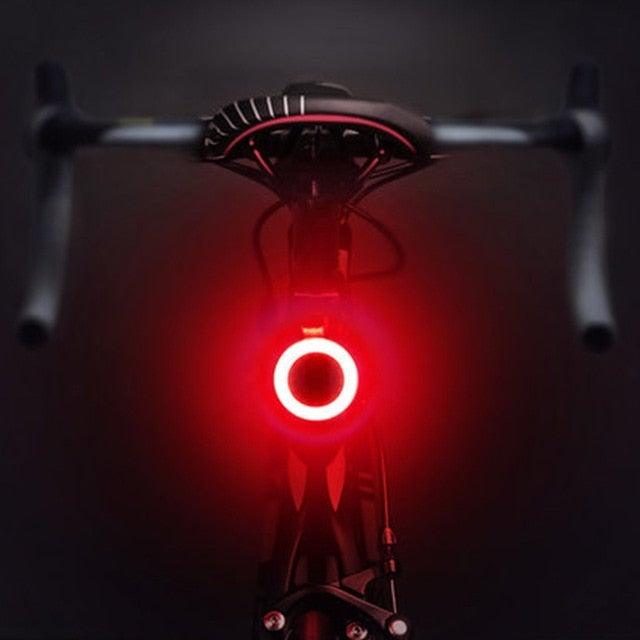 Flashing Tail Rear Multi Lighting Modes Bicycle Light USB Charged for Mountain Bike - Etyn Online {{ product_tag }}