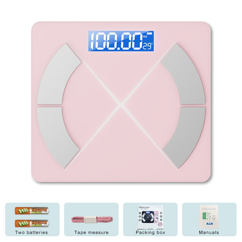 Bluetooth Electronic Scale Body Fat Digital Scale Smart Weight Scale - Etyn Online {{ product_tag Health Care }}