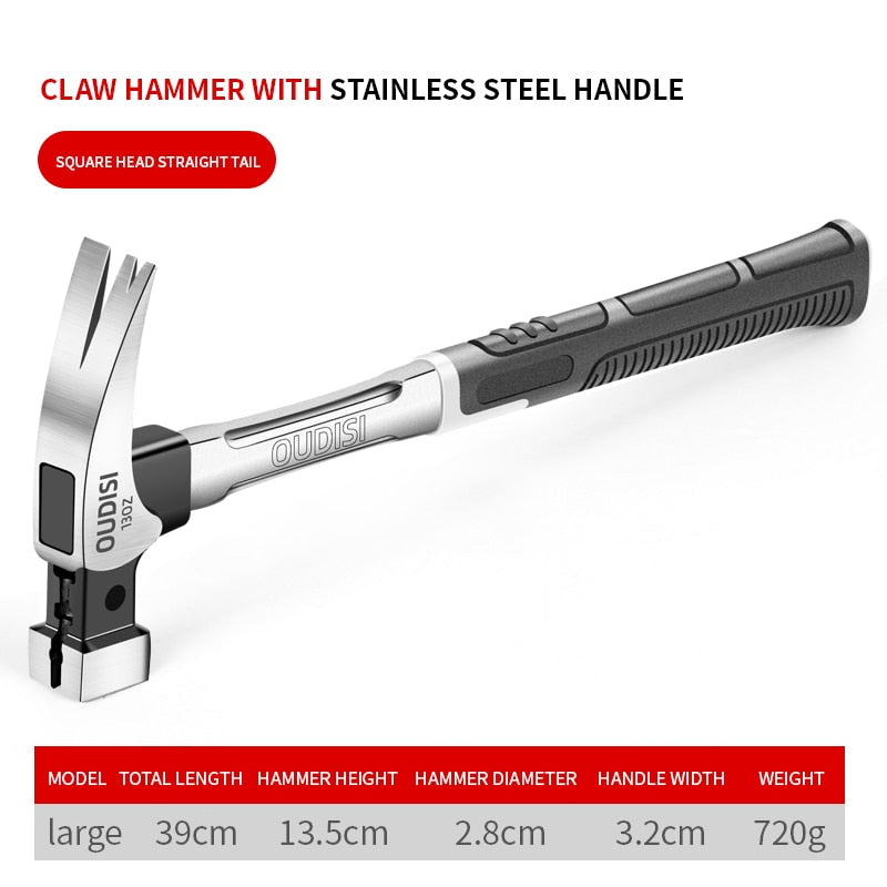 Professional Heavy Claw Hammer Steel Magnetic Automatic Nail Suction Hammer - Etyn Online {{ product_tag Tools }}