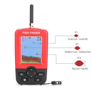 Smart Depth Fish Finder with 100 M Wireless Sonar Sensor Echo Sounder - Etyn Online {{ product_tag }}