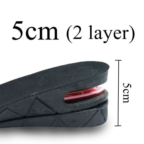 Invisible Height Increase Insole For Feet 3/5/7/9cm Height Lift - Etyn Online {{ product_tag Shoes }}