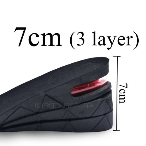 Invisible Height Increase Insole For Feet 3/5/7/9cm Height Lift - Etyn Online {{ product_tag Shoes }}