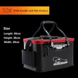 Portable Camping Tackle Storage Fishing Bag Collapsible Fishing Bucket - Etyn Online {{ product_tag }}