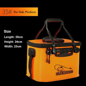 Portable Camping Tackle Storage Fishing Bag Collapsible Fishing Bucket - Etyn Online {{ product_tag }}
