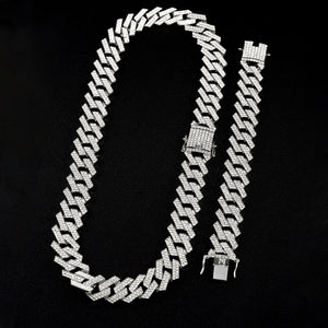 20MM Men's Bling Rapper Rock Miami Curb Cuban Iced Out Necklace Hip Hop Chain - Etyn Online {{ product_tag Necklaces }}